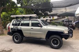 Silver Nissan Patrol Super Safari 2009 for sale in Caloocan 