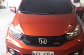 Orange Honda Brio 2020  for sale
