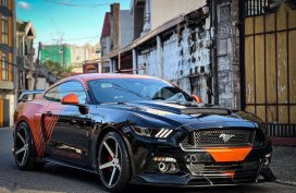 Black Ford Mustang 2017 for sale in Automatic