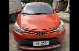 Sell Orange 2017 Toyota Vios Sedan at Manual in Caloocan
