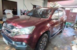 Selling Red Isuzu MU-X 2017 in Mauban