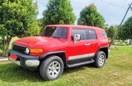 Red Toyota Fj Cruiser 2015 for sale in Makilala