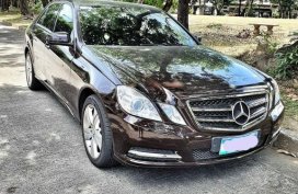 Brown Mercedes-Benz E-Class 2013 for sale in Muntinlupa