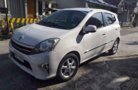 White Toyota Wigo 2016 for sale in Lucena
