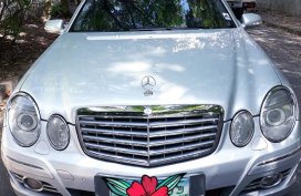 Silver Mercedes-Benz E-Class 2008 for sale in Parañaque