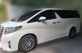 White Toyota Alphard 2008 for sale in Angono