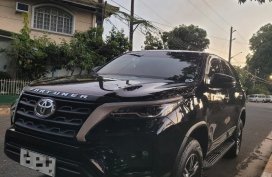 Sell Black 2021 Toyota Fortuner in Quezon City