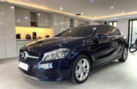Blue Mercedes-Benz A-Class 2018 for sale in Paranaque 