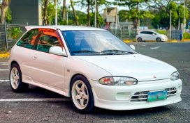 Selling White Mitsubishi Mirage 1993 in Quezon 