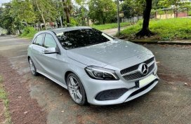 Brightsilver Mercedes-Benz A-Class 2017 for sale in Quezon 