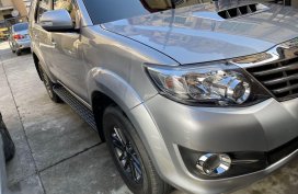 Silver Toyota Fortuner 2015 for sale in Paranaque 