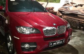 Selling Red BMW X6 2010 in Pasig