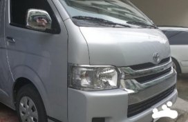 Silver Toyota Hiace 2015 for sale in Manila