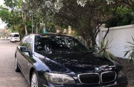 Black BMW 740Li 2008 for sale in Muntinlupa 