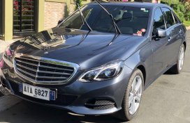 Selling Blue Mercedes-Benz E-Class 2014 in Quezon 