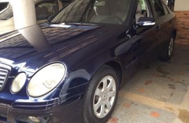 Blue Mercedes-Benz E-Class 2007 for sale in Cainta