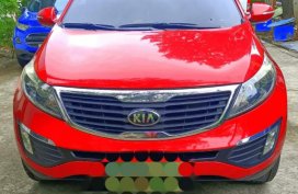 Red Kia Sportage 2008 for sale in Las Piñas