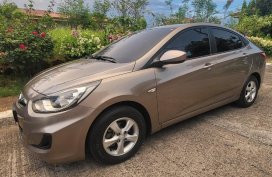 Silver Hyundai Accent 2014 for sale in Quezon 