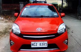 Red Toyota Wigo 2016 for sale in Bulacan