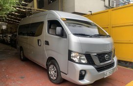 Silver Nissan Nv350 urvan 2019 for sale in Quezon City