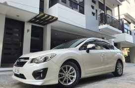 Pearl White Subaru Impreza 2014 for sale in Quezon City