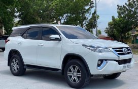 White Toyota Fortuner 2017 for sale