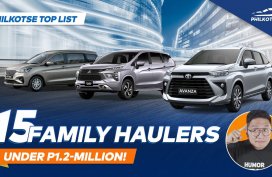 15 Family Haulers Under P1.2-million | Philkotse Top List