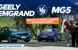 2022 MG 5 vs Geely Emgrand | Philkotse Sedan Comparison Review