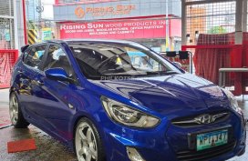 RUSH sale! Blue 2013 Hyundai Accent Hatchback cheap price