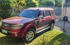 Red 2013 Ford Everest  Ambiente 2.2L4x2 AT Automatic for sale
