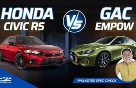 Honda Civic RS vs GAC Empow GE | Philkotse Spec Check (w/ English subtitles)