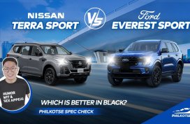 Nissan Terra Sport vs Ford Everest Sport - Which is BETTER in BLACK? | Philkotse Spec Check