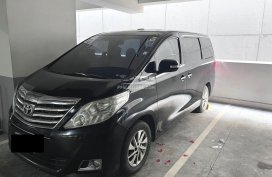 High-profile Toyota Erffa 3.5 black.