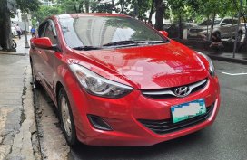 Red 2013 Hyundai Elantra Sedan second hand for sale