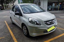 White 2017 Honda Brio Amaze  1.3 E MT  For Sale