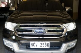 Black 2016 Ford Everest  Titanium 2.2L 4x2 AT  for sale