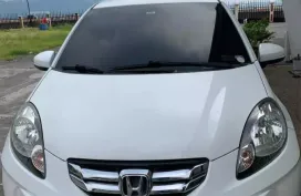 Used White 2015 Honda Brio Amaze  1.3 S AT for sale