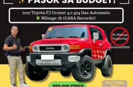2022 Toyota FJ Cruiser 4.0 4x4 Gas Automatic 🔰CALL NOW  ☎️09279850198/ JESSEN “KAKOTSE “MENDOZA    