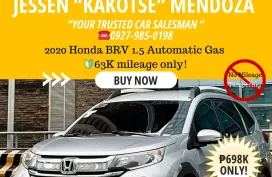 2020 Honda BRV 1.5 Automatic Gas 🔰CALL NOW! ☎️09279850198 / JESSEN “Kakotse” MENDOZA 