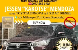 2024 TOYOTA INNOVA 2.8 XE AT DIESEL 🔰CALL NOW! ☎️ 09279850198 /JESSEN “Kakotse “ MENDOZA