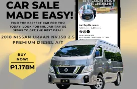 2018 Nissan Urvan NV350 2.5 Premium Diesel A/T ☎️CALL NOW 0935 600 3692 JAN RAY DE JESUS