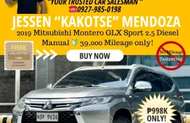 2019 Mitsubishi Montero GLX Sport 2.5 Dsl MT 🔰CALL NOW  ☎️09279850198/ JESSEN “KAKOTSE “MENDOZA 