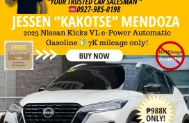 2023 Nissan Kicks VL e-Power AT Gas 🔰CALL NOW! ☎️09279850198 / JESSEN “Kakotse” MENDOZA 
