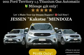 2021 Ford Territory 1.5 Titanium Gas🔥𝐉𝐄𝐒𝐒𝐄𝐍 “𝑲𝒂𝒌𝒐𝒕𝒔𝒆” 𝐌𝐄𝐍𝐃𝐎𝐙𝐀🙋‍♂️☎️09279850198