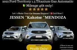 2022 Ford Territory 1.5 Titanium Gas🔥𝐉𝐄𝐒𝐒𝐄𝐍 “𝑲𝒂𝒌𝒐𝒕𝒔𝒆” 𝐌𝐄𝐍𝐃𝐎𝐙𝐀🙋‍♂️☎️09279850198