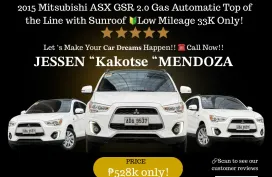2015 Mitsubishi ASX GSR 2.0 Gas AT🔥𝐉𝐄𝐒𝐒𝐄𝐍 “𝑲𝒂𝒌𝒐𝒕𝒔𝒆” 𝐌𝐄𝐍𝐃𝐎𝐙𝐀 🙋‍♂️☎️ 09279850198