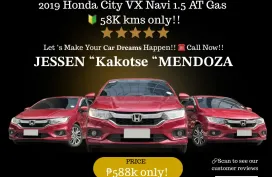 2019 Honda City VX Navi 1.5 AT Gas🔥𝐉𝐄𝐒𝐒𝐄𝐍 “𝑲𝒂𝒌𝒐𝒕𝒔𝒆” 𝐌𝐄𝐍𝐃𝐎𝐙𝐀 🙋‍♂️☎️ 09279850198