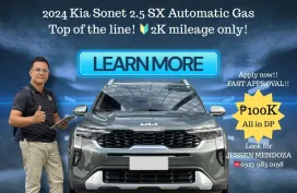 2024 Kia Sonet 2.5 SX AT Gas Top of the line!  🔥𝐉𝐄𝐒𝐒𝐄𝐍 𝐌𝐄𝐍𝐃𝐎𝐙𝐀 🙋‍♂️☎️ 09279850198