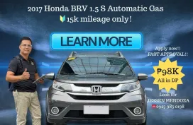 2017 Honda BRV 1.5 S AT Gas 🔥𝐉𝐄𝐒𝐒𝐄𝐍 “𝑲𝒂𝒌𝒐𝒕𝒔𝒆” 𝐌𝐄𝐍𝐃𝐎𝐙𝐀 🙋‍♂️☎️ 09279850198