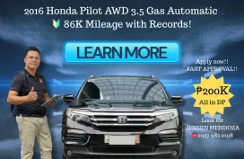 2016 Honda Pilot AWD 3.5 Gas AT 🔥𝐉𝐄𝐒𝐒𝐄𝐍 “𝑲𝒂𝒌𝒐𝒕𝒔𝒆” 𝐌𝐄𝐍𝐃𝐎𝐙𝐀 🙋‍♂️☎️ 09279850198